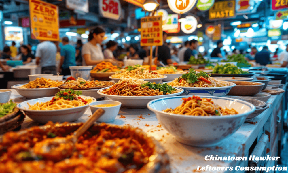 Chinatown Hawker Leftovers Consumption