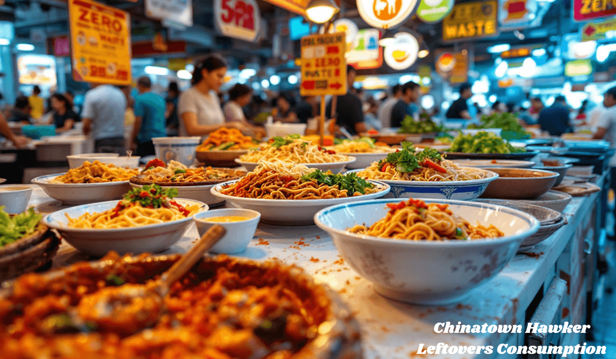 Chinatown Hawker Leftovers Consumption