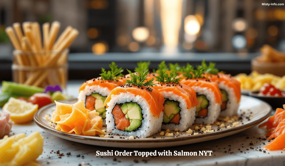 Sushi Order Topped with Salmon NYT