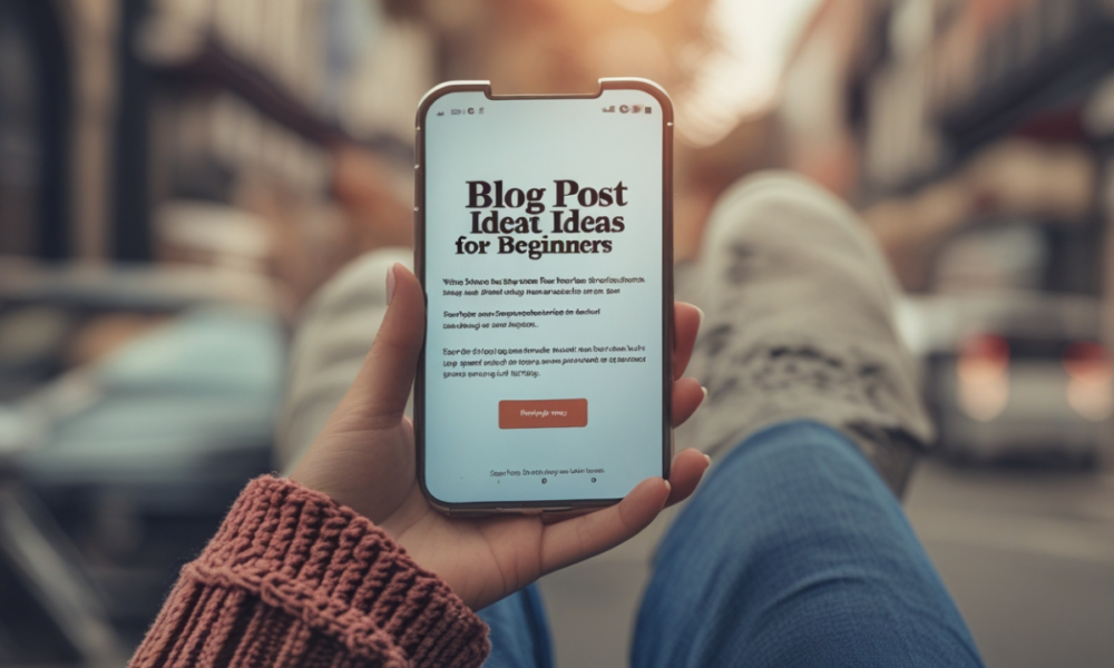 blog post ideas for beginners