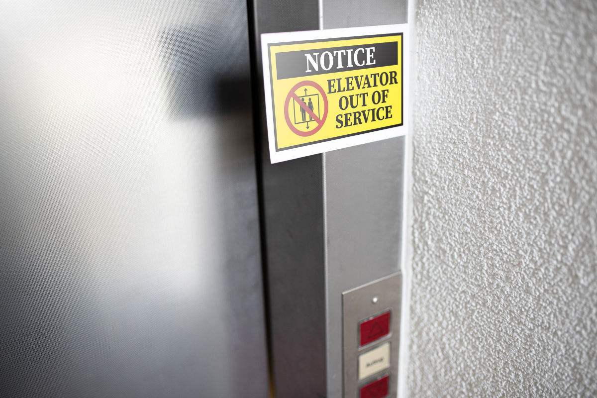 Elevator Safety Signs